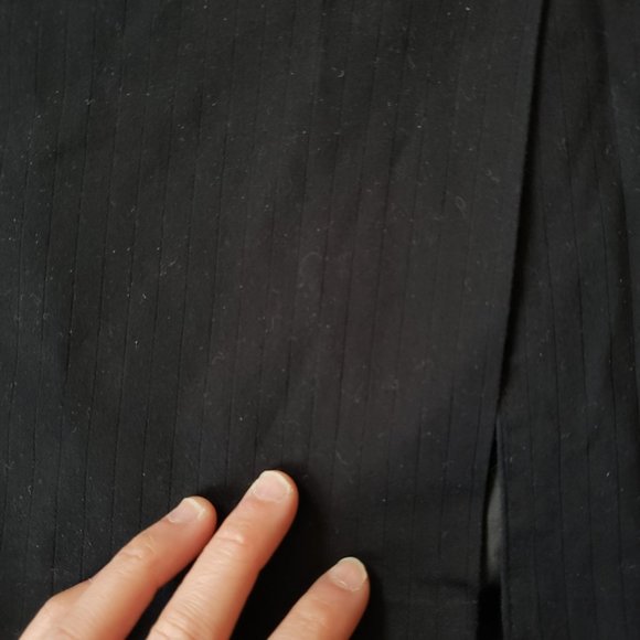 Bedo High Waist Black Classic Pencil Skirt with Slit - Picture 5 of 9